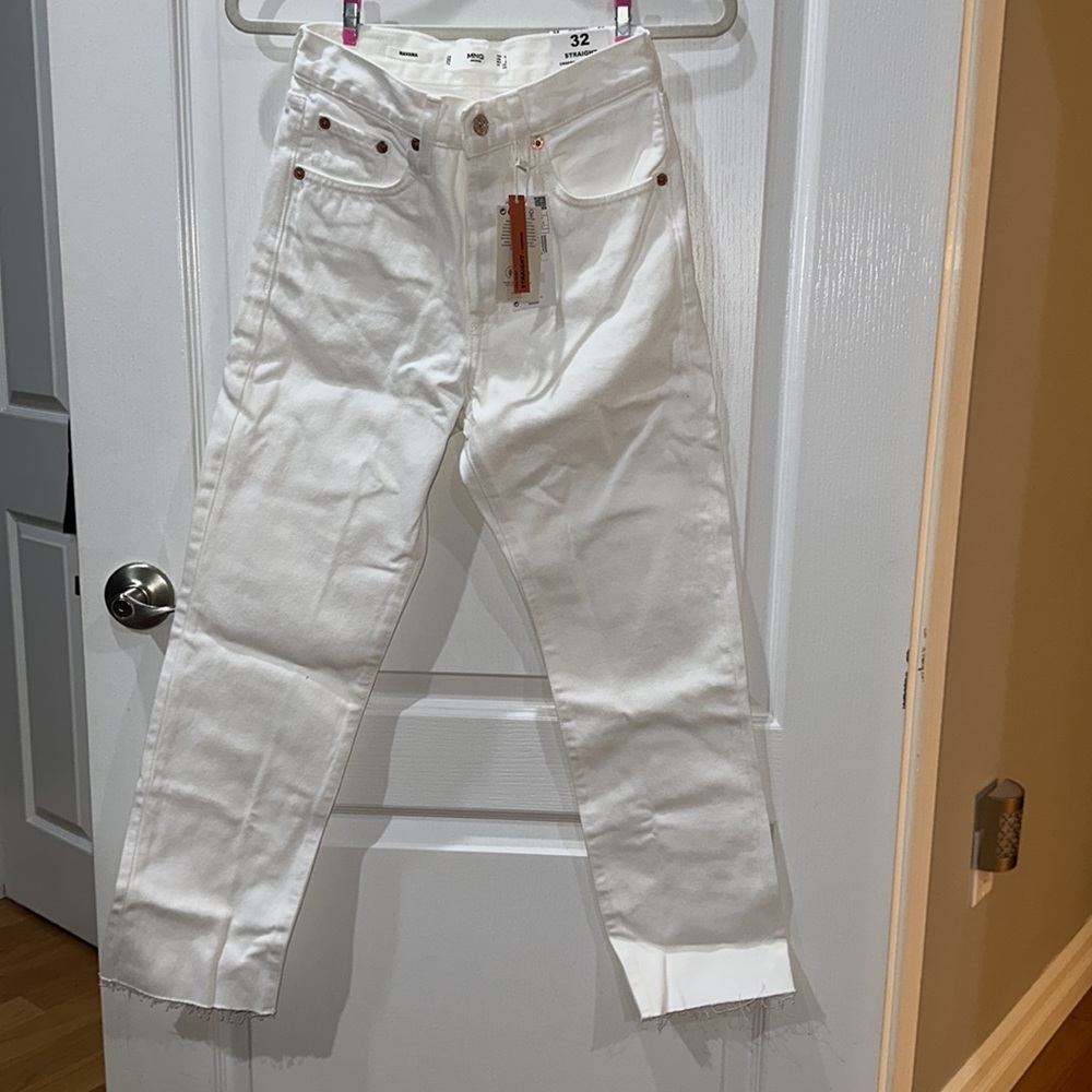 Mango high waisted cropped straight jeans *new with tags*